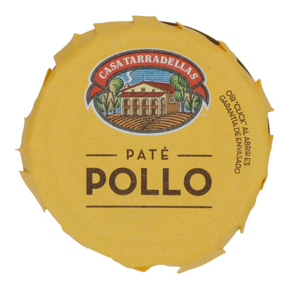 Paté Casa Tarradellas | Hühnerpastete ohne Gluten | Proteinreich & streichzart | 125 g Glas Silca