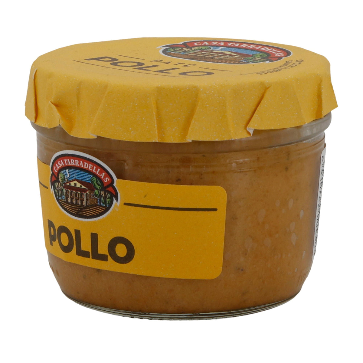 Paté Casa Tarradellas | Hühnerpastete ohne Gluten | Proteinreich & streichzart | 125 g Glas Silca