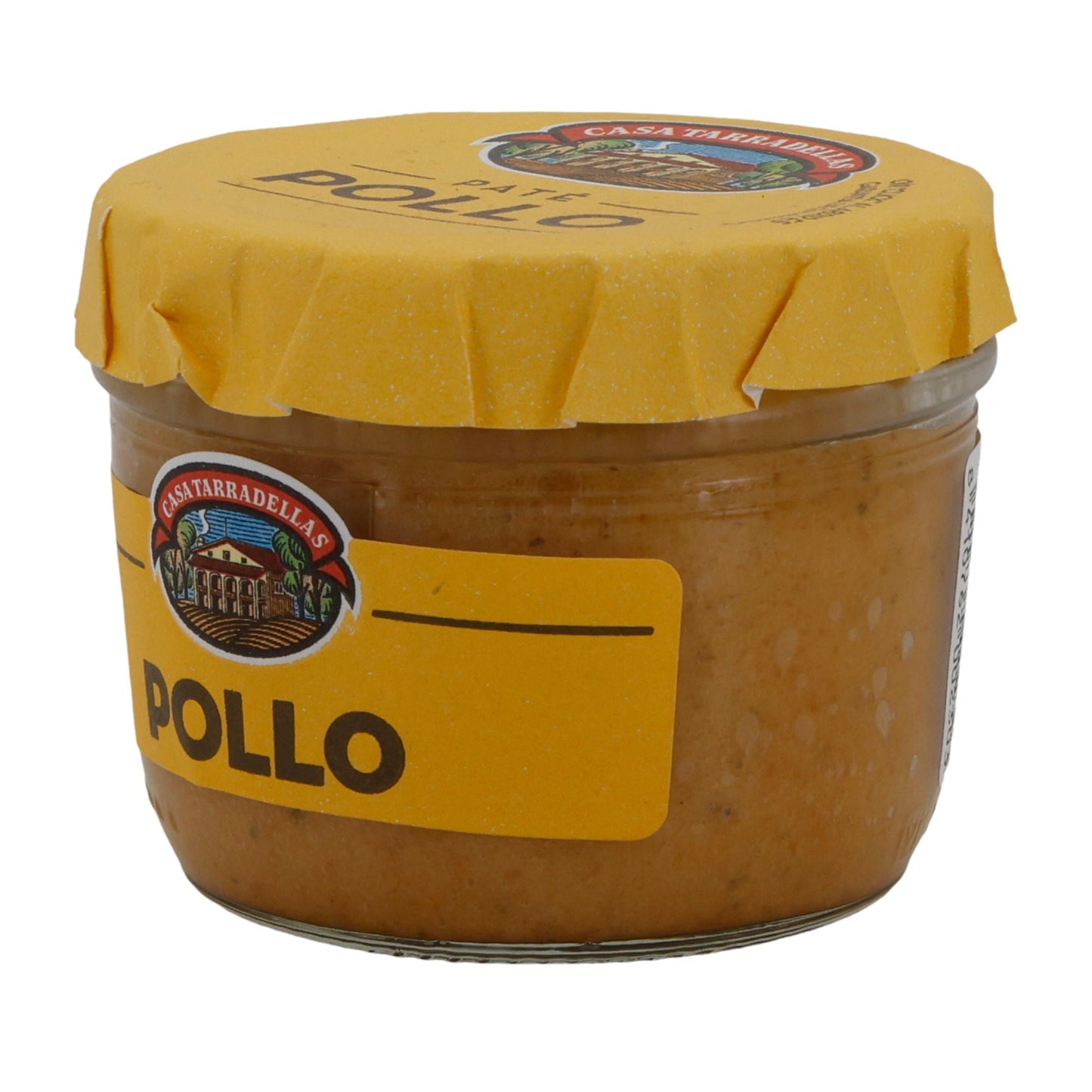 Paté Casa Tarradellas | Hühnerpastete ohne Gluten | Proteinreich & streichzart | 125 g Glas Silca