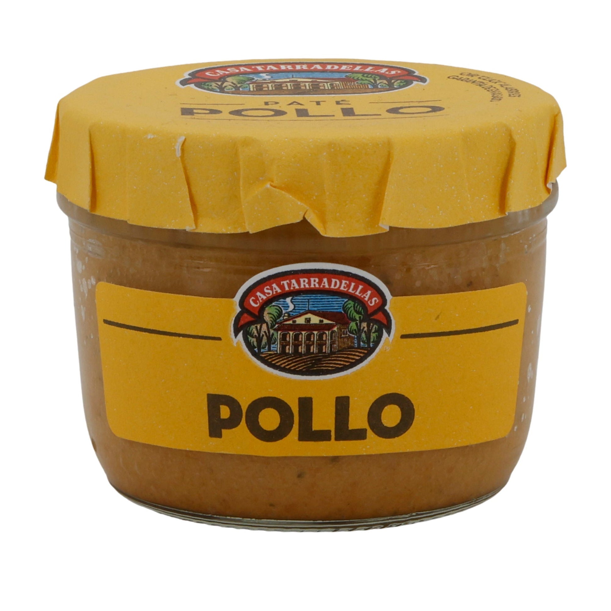 Paté Casa Tarradellas | Hühnerpastete ohne Gluten | Proteinreich & streichzart | 125 g Glas Silca