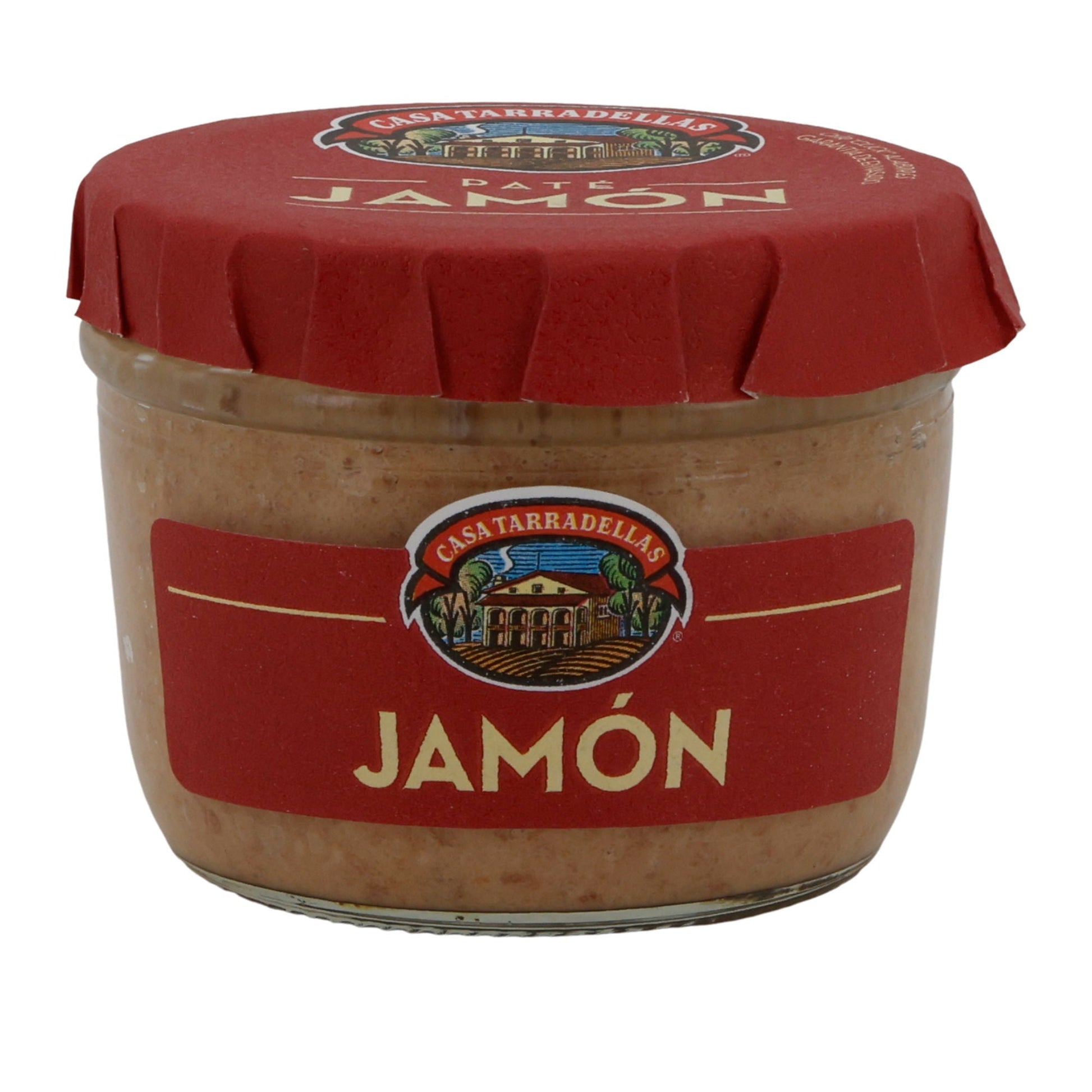 Paté Casa Tarradellas | Schinken-Aufstrich | glutenfrei & streichzart | 125g Glas Silca