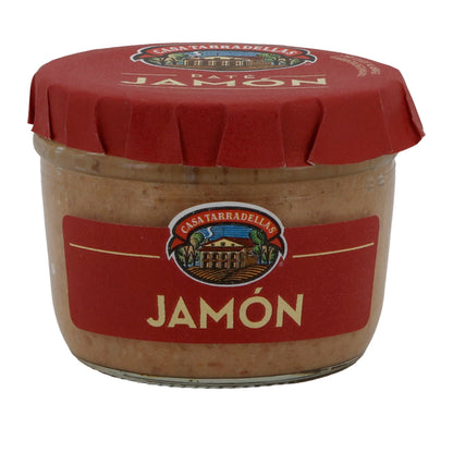 Paté Casa Tarradellas | Schinken-Aufstrich | glutenfrei & streichzart | 125g Glas Silca