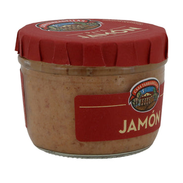 Paté Casa Tarradellas | Schinken-Aufstrich | glutenfrei & streichzart | 125g Glas Silca