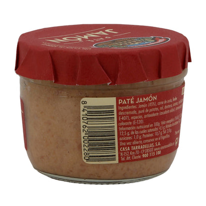 Paté Casa Tarradellas | Schinken-Aufstrich | glutenfrei & streichzart | 125g Glas Silca