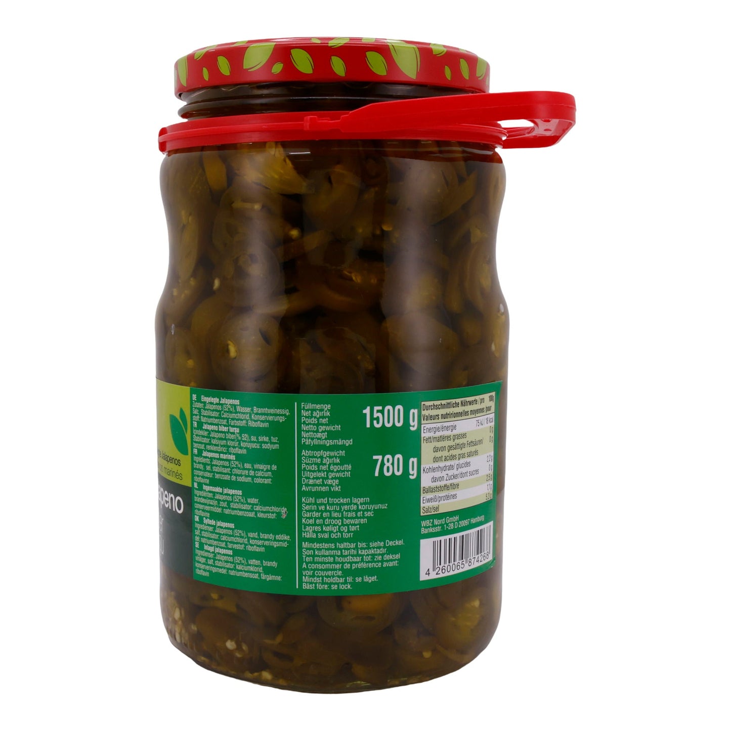 Peperoni Selin | Jalapeños | Épicé et croquant | 1500g