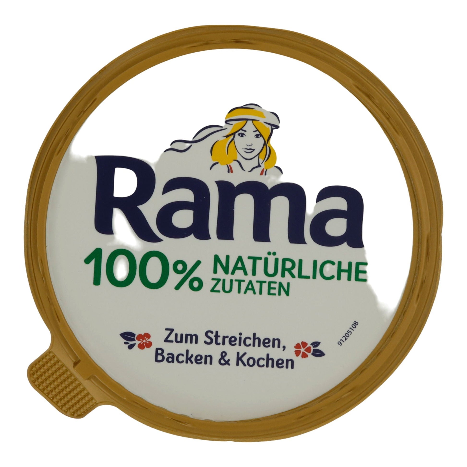 Pflanzenmargarine Rama | Pflanzenmargarine | 100 % Natürliche Zutaten, vielseitiger Genuss | 400 g RAMA