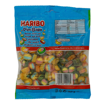 Pico - Balla HARIBO | Vegane Fruchtgummis | Mit Fruchtgeschmack | 160 g - Taste Your World