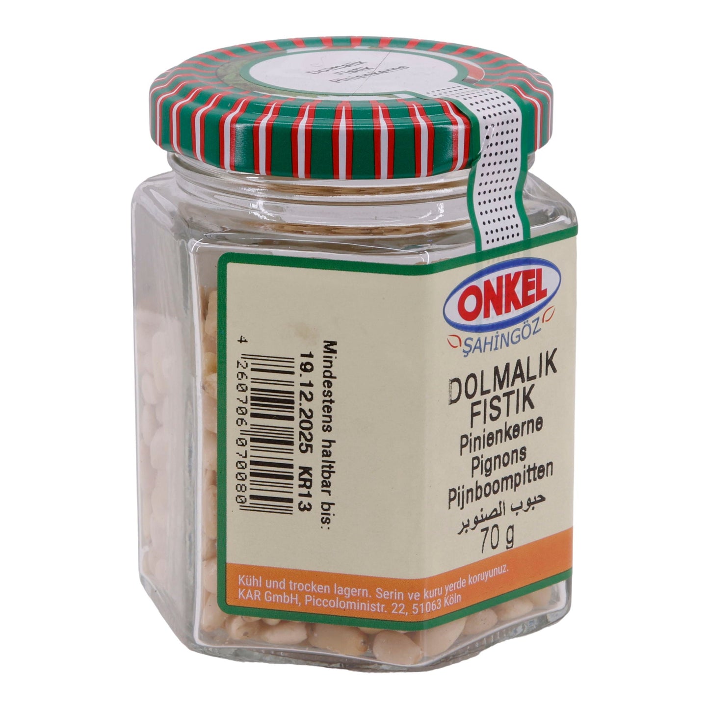 Pinienkerne Onkel Şahingöz | Nuss | Dolmalık Fıstık | 70g
