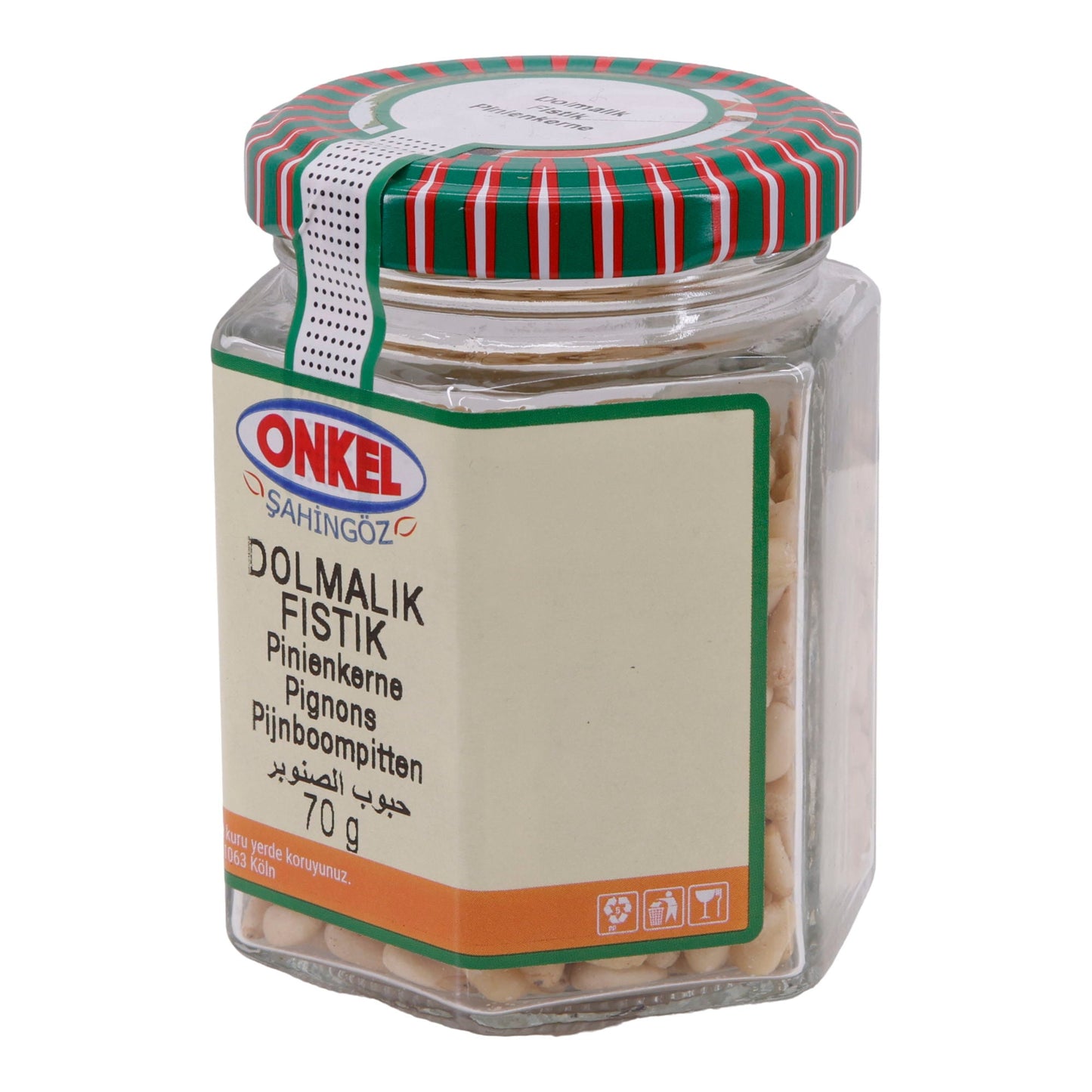 Pinienkerne Onkel Şahingöz | Nuss | Dolmalık Fıstık | 70g