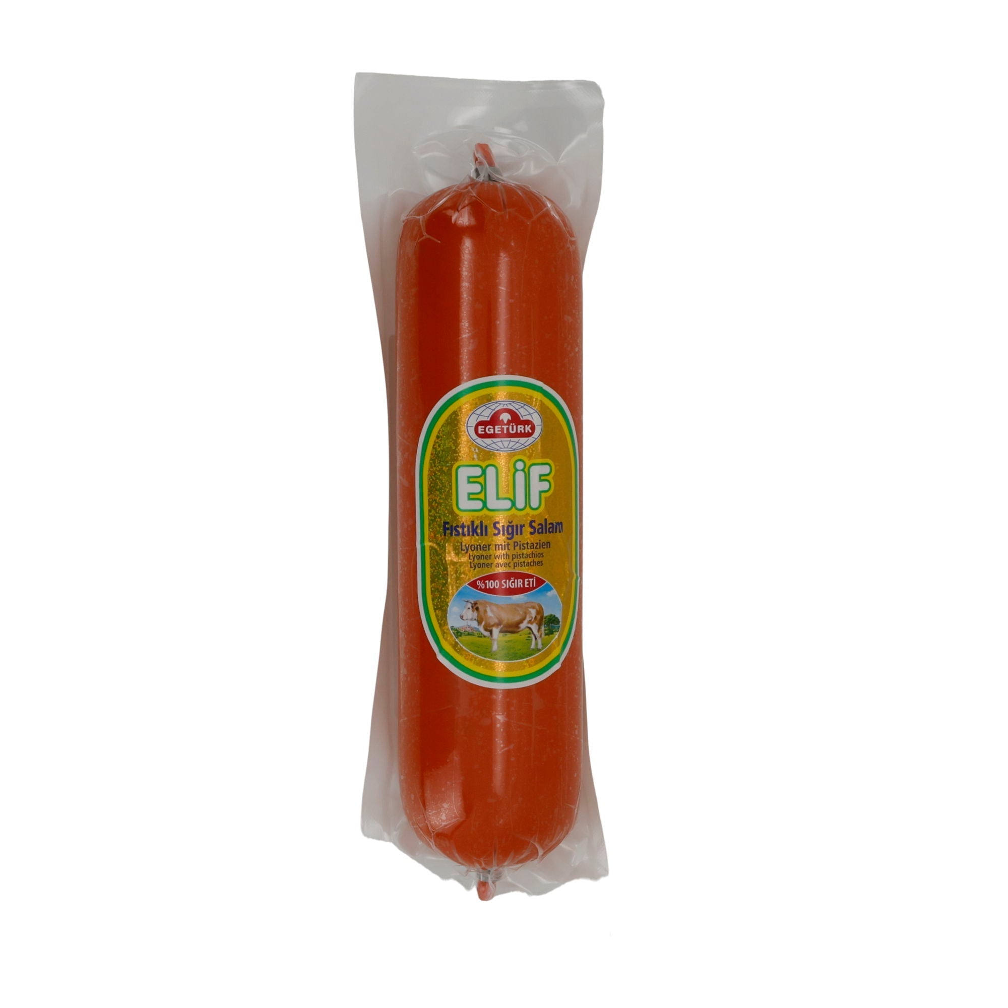 Pistazien-Mortadella Elif | Wurst | Lyoner mit Pistazien | 400g EGETUERK