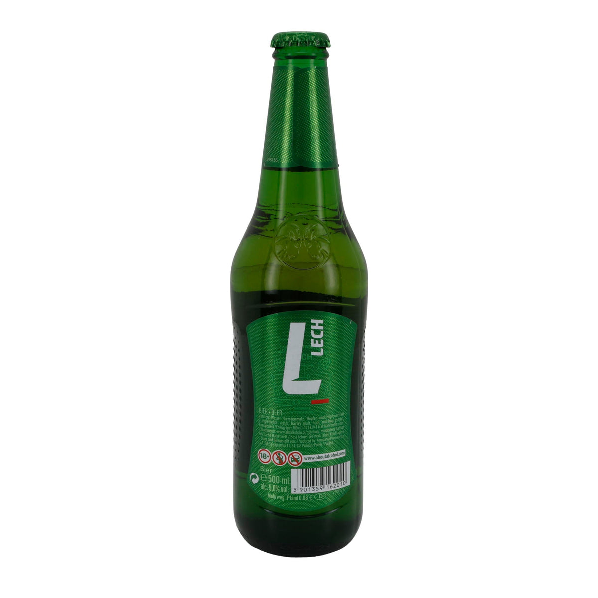 Polnisches Lagerbier Lech Premium | Bier | 500 ml Flasche Lech