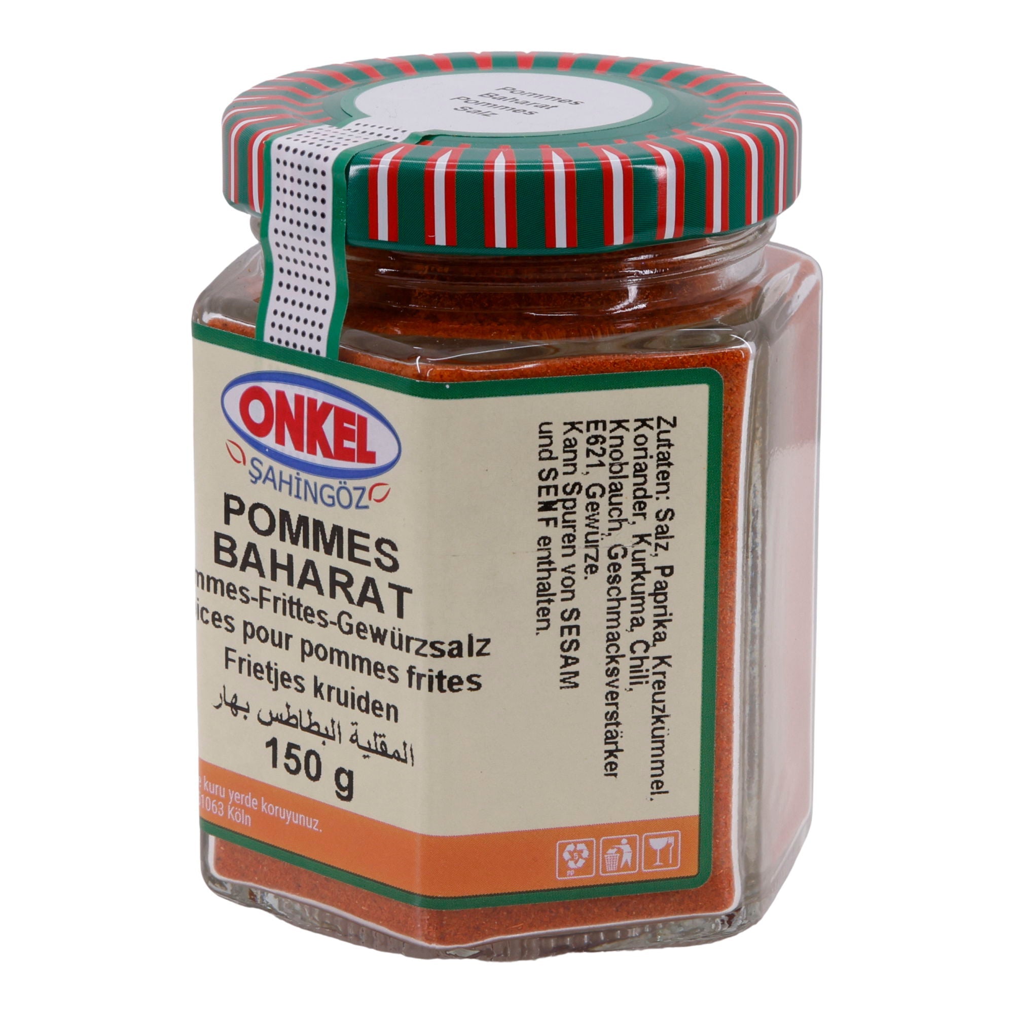 Pommes Baharat Onkel Şahingöz | Gewürz | Pommes - Frites - Gewürzsalz | 150 g - Taste Your World