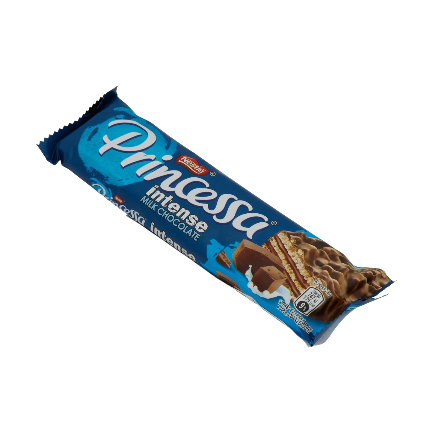 Princessa Intense Milk Chocolate Nestlé | Knuspriger Waffelriegel | Mit Kakaocreme | 33 g NESTLE