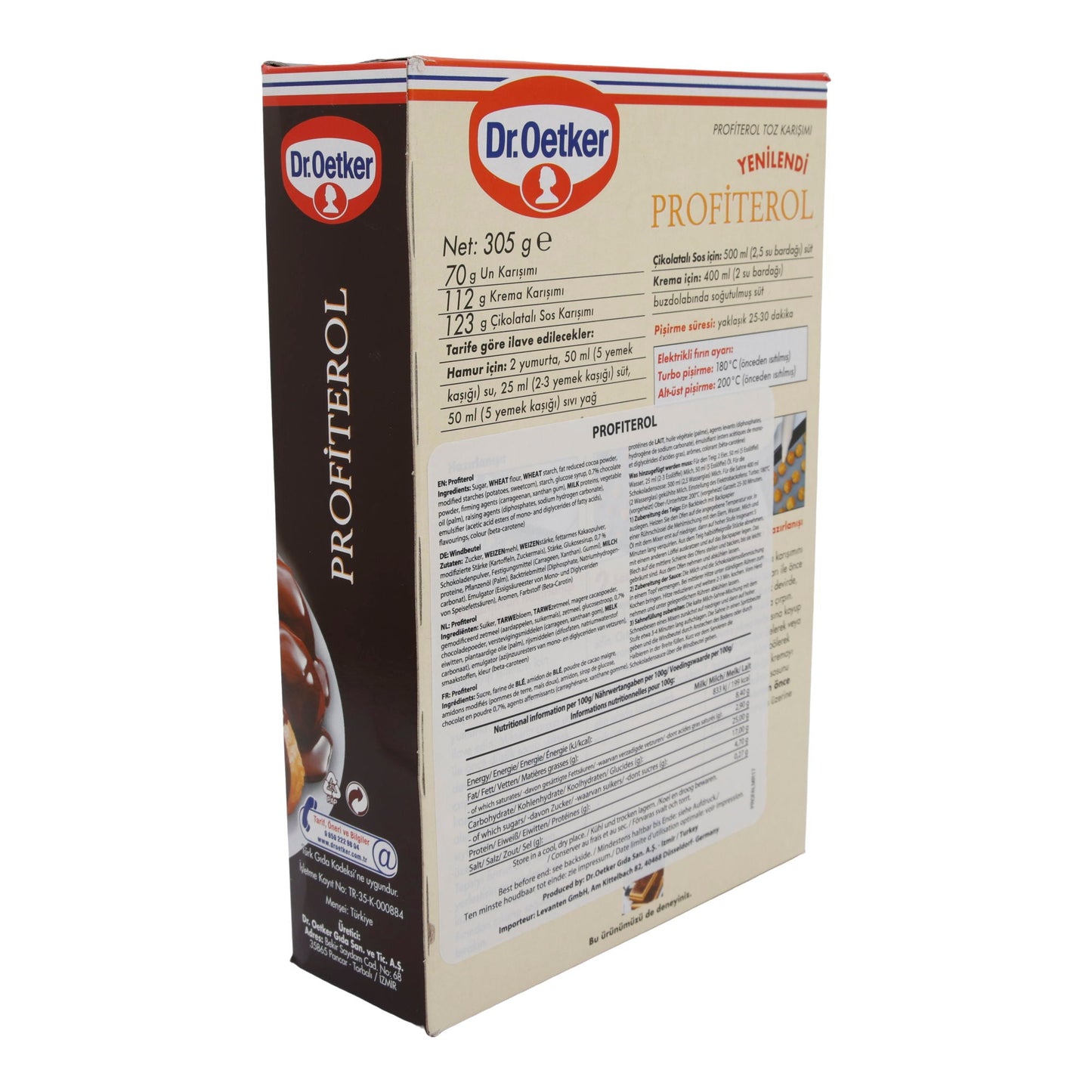 Profiterol Dr. Oetker | Kant-en-klare mix | Voor profiteroles | 305g