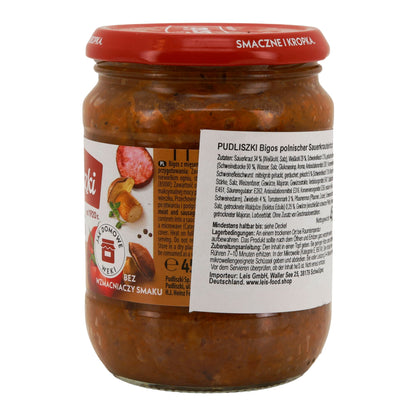 Pudliszki Bigos | Krauteintopf mit Fleisch & Wurst | Polnisches Nationalgericht | 450 g