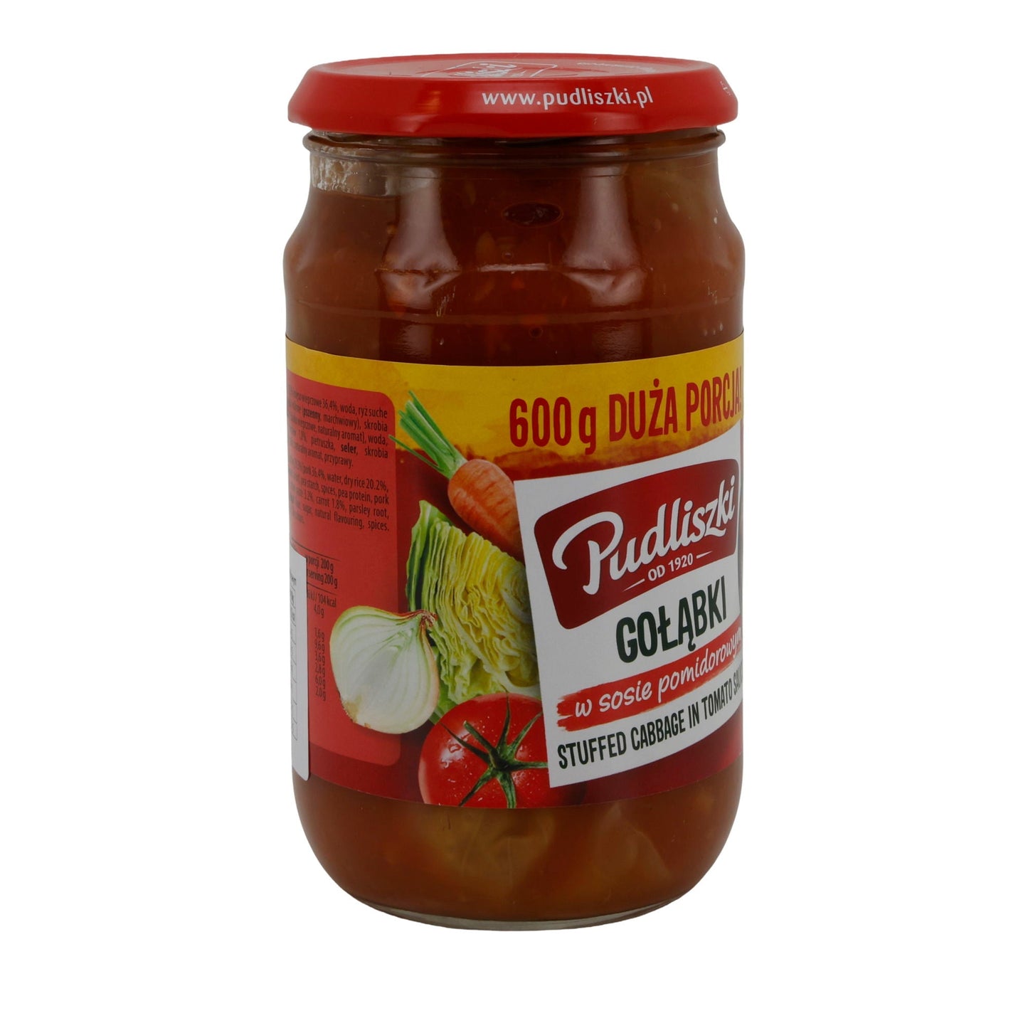 Pudliszki Gołąbki | Weißkohlrouladen mit Schweinefleischfüllung in Tomatensauce | 600 g PL