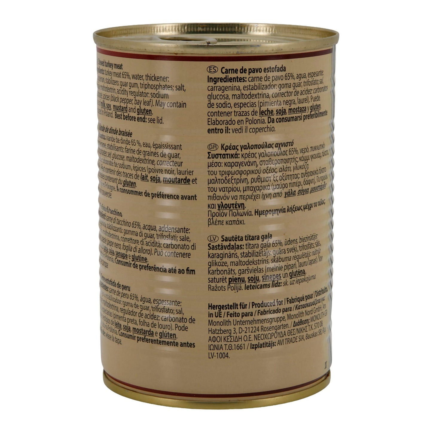 Hindi Eti MARKA No.1 | Haşlanmış | Sofraya Hazır Et Konservesi | 400 g Kutu