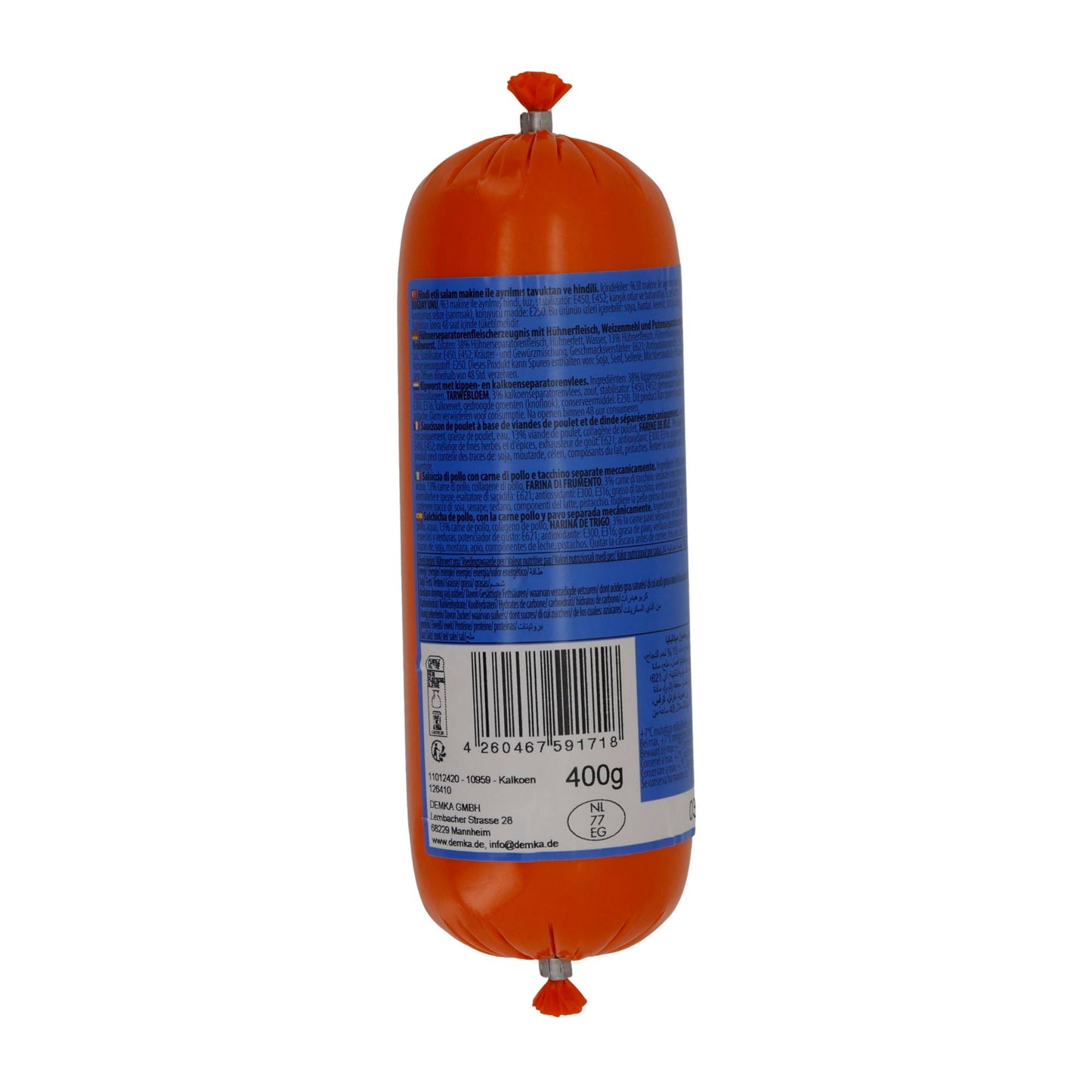 Putensalami Destan Hindi Salam | Feine Putensalami | Mit mildem Geschmack | 400 g