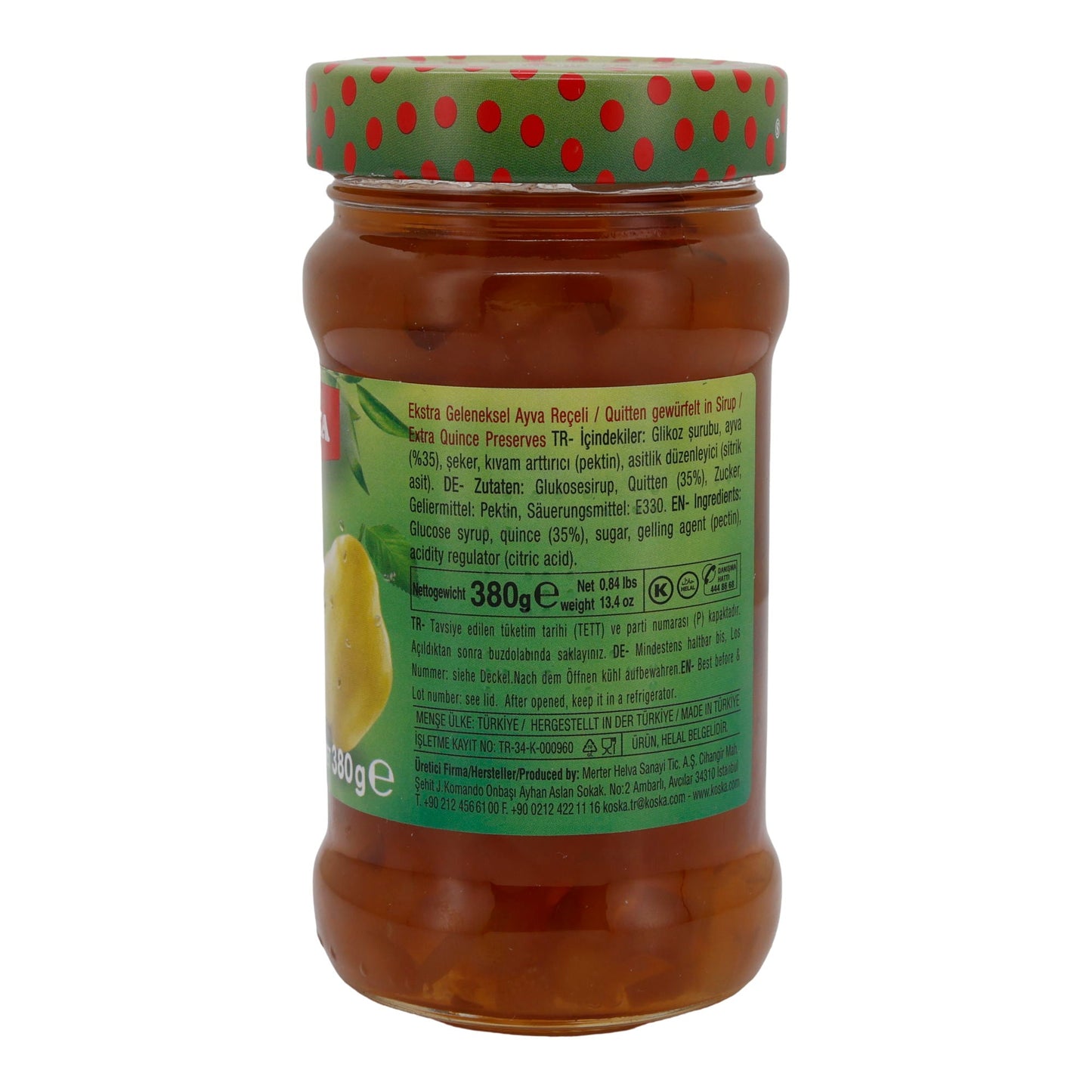 Quittenmus Koska | Ayva Reçeli | Traditionell, türkisch | 380 g