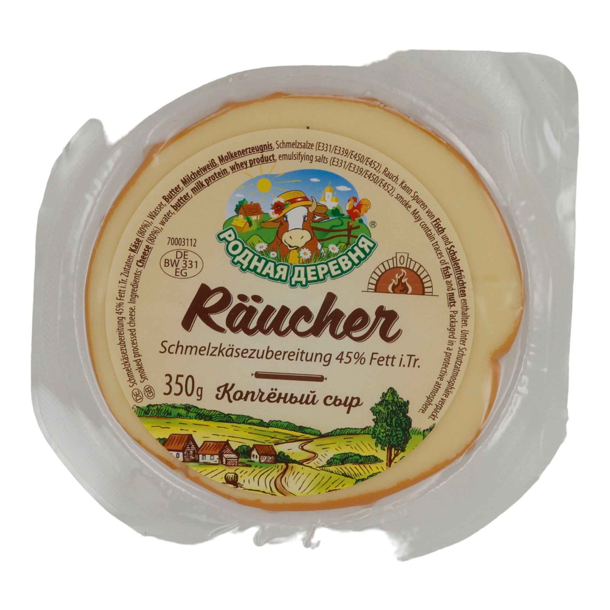 RAEUCHERSCHMELZKAESE 350G 45 % FETT