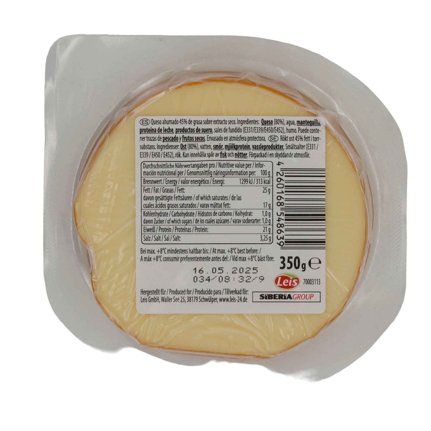 RAEUCHERSCHMELZKAESE 350G 45 % FETT