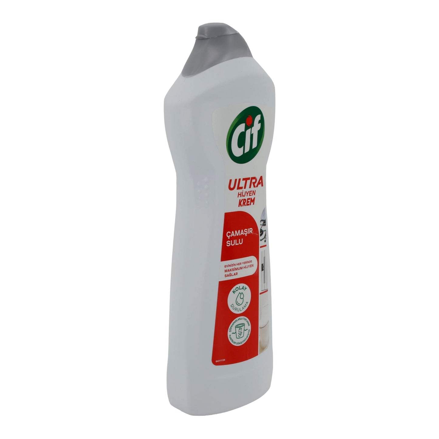 Reinigungscreme Cif Ultra Hijyen Krem Çamaşır Sulu | Reinigungsmittel | Mit Chlor für hygienische Sauberkeit | 675 ml CIF