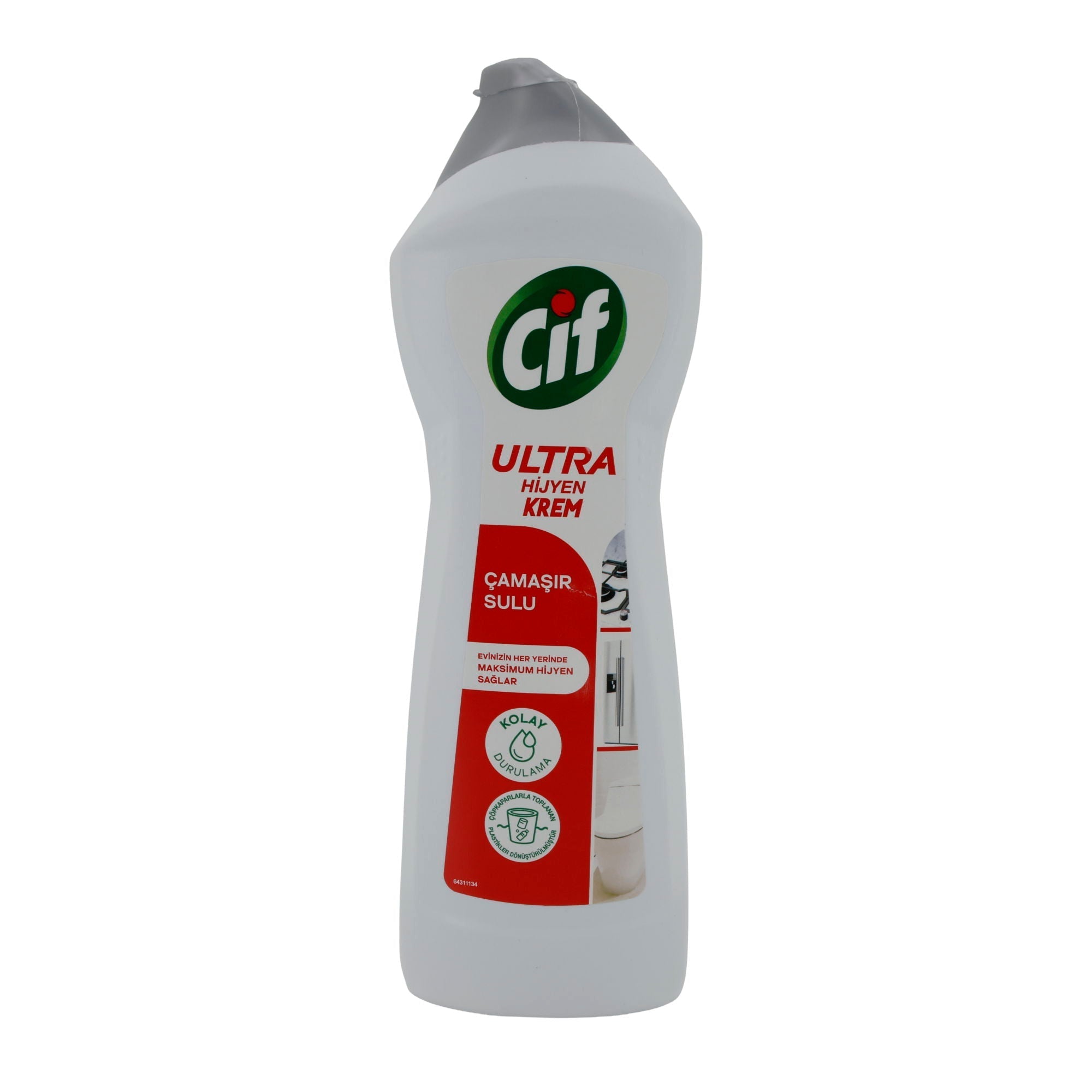 Reinigungscreme Cif Ultra Hijyen Krem Çamaşır Sulu | Reinigungsmittel | Mit Chlor für hygienische Sauberkeit | 675 ml CIF