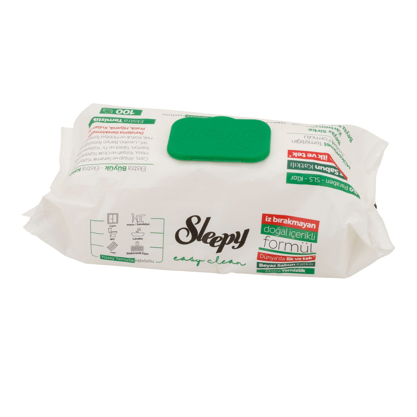 Reinigungstücher Sleepy Easy Clean | Feuchttücher für Oberflächen | 100 Stück - Taste Your World