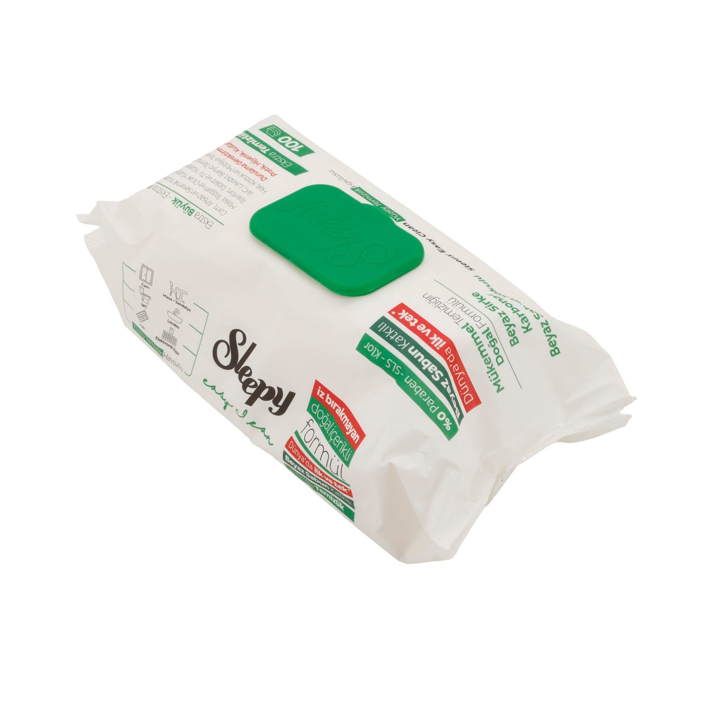 Reinigungstücher Sleepy Easy Clean | Feuchttücher für Oberflächen | 100 Stück - Taste Your World