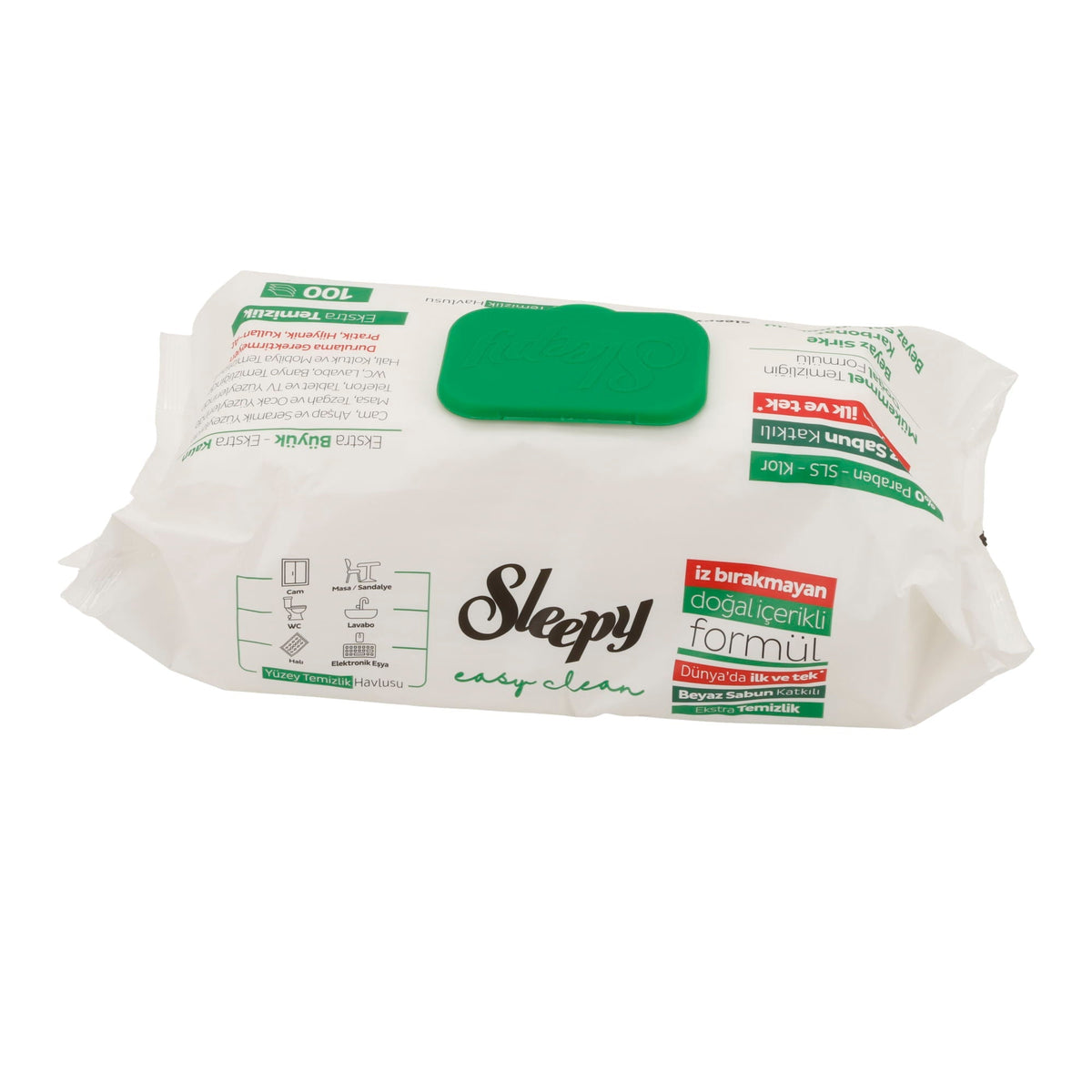 Reinigungstücher Sleepy Easy Clean | Feuchttücher für Oberflächen | 100 Stück SLEEPY
