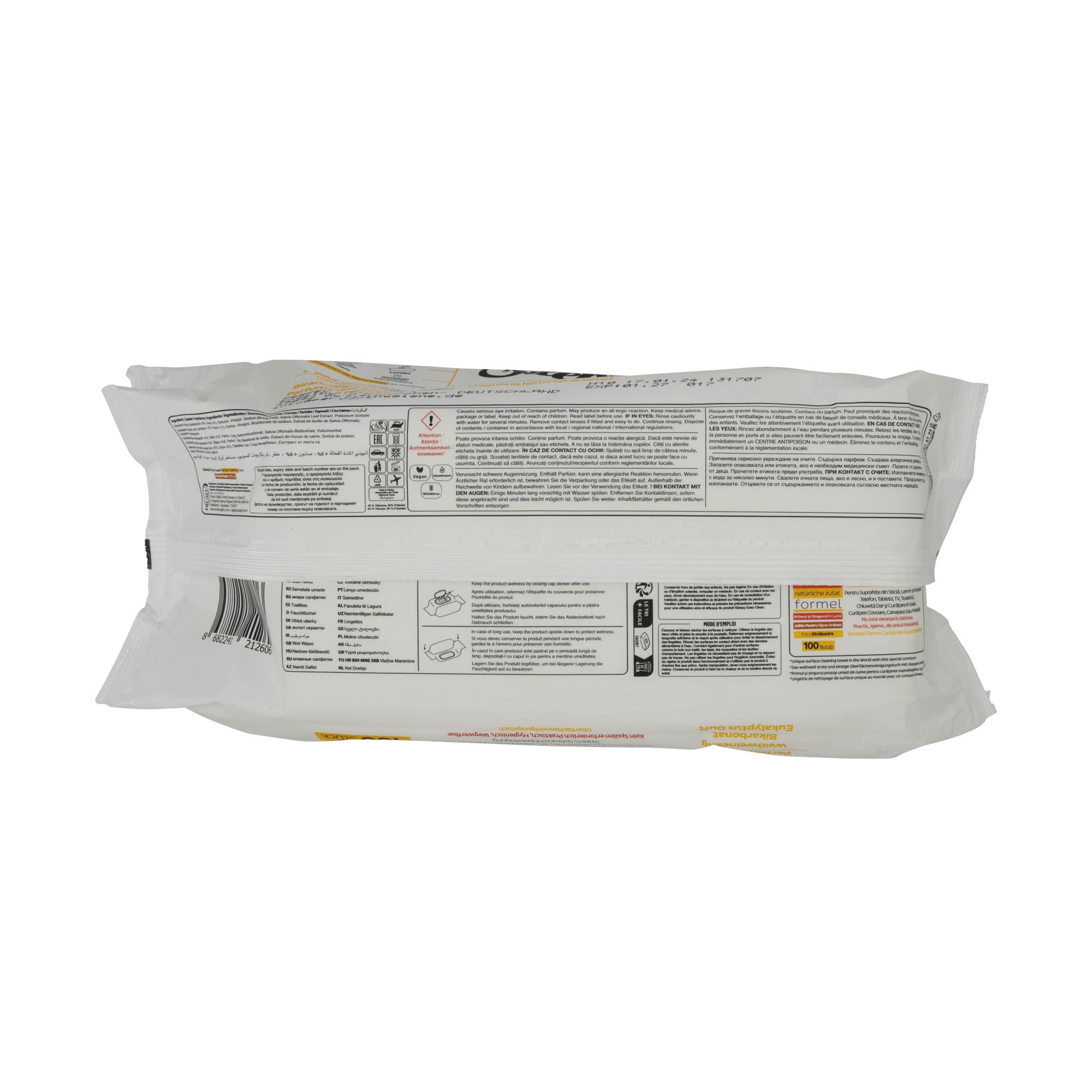 Reinigungstücher Sleepy Easy Clean | Feuchttücher für Oberflächen | Mit Kräuterseife | 100 Stück - Taste Your World