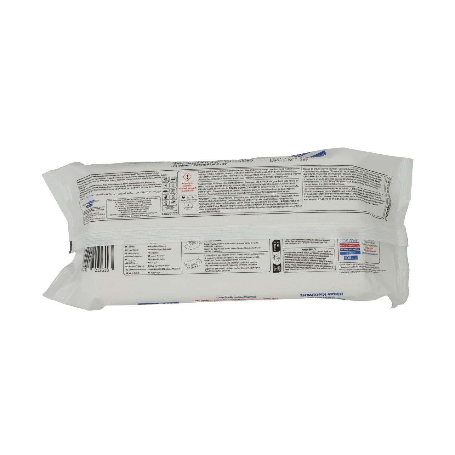 Reinigingsdoekjes Sleepy Easy Clean | Oppervlakken | Met azijn & blauwe dennengeur | 100 stuks