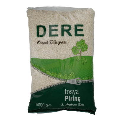 Reis Dere | Tosya Rice | Turkish Round Grain Rice for Pilaf | 5kg