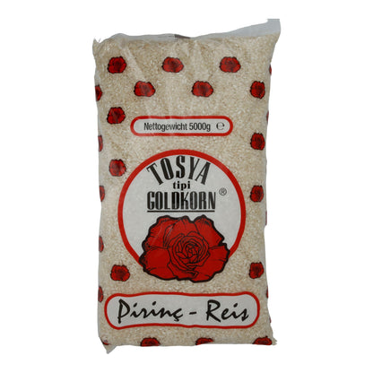 Reis Tosya Type | Goldkorn Reis | Hoogwaardige rijst voor oosterse gerechten | 5000 g