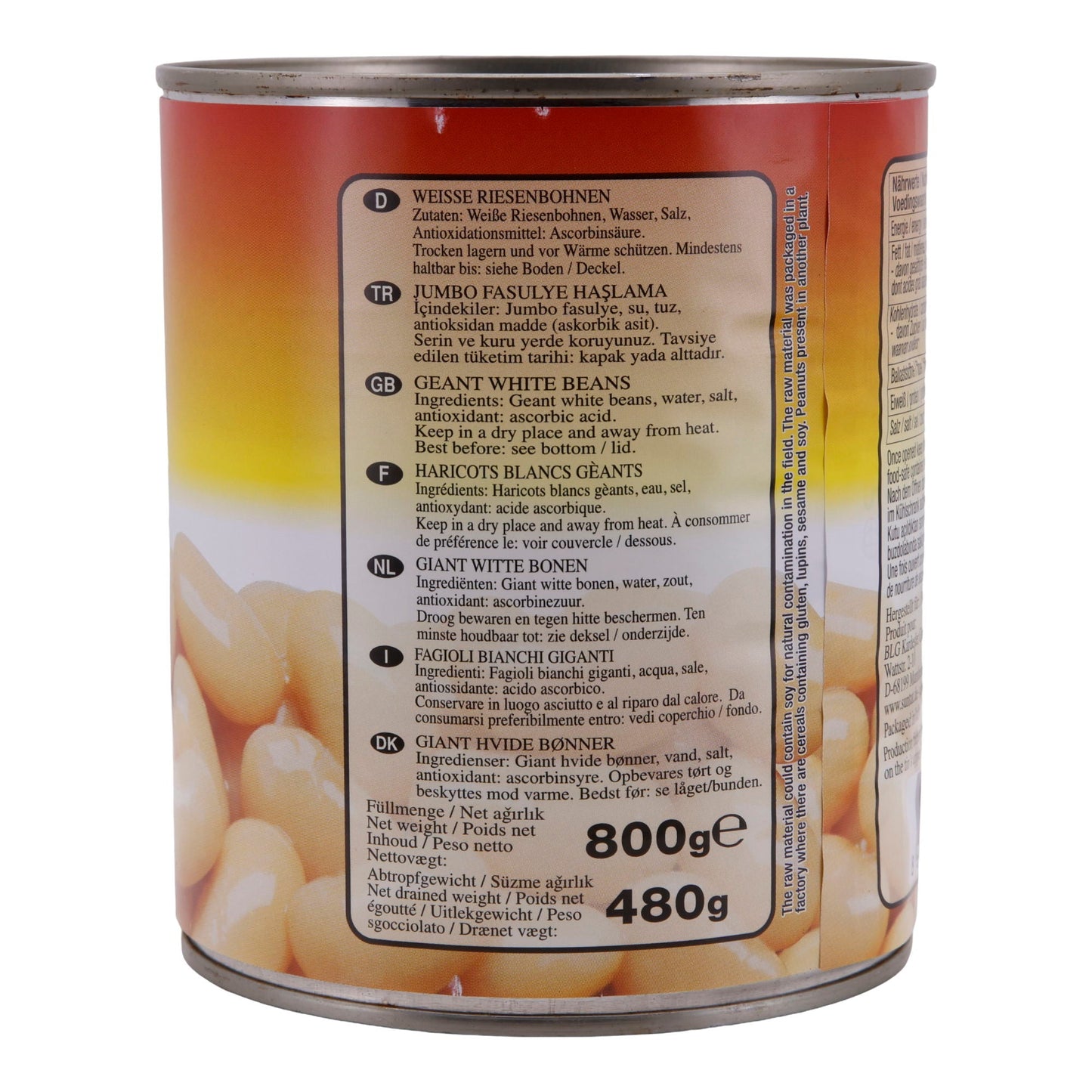 Riesenbohnen Suntat | Weiße Riesenbohnen | Vielseitig | 800g