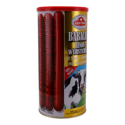 BEEF SAUSAGES IN OWN SKIN DOZE