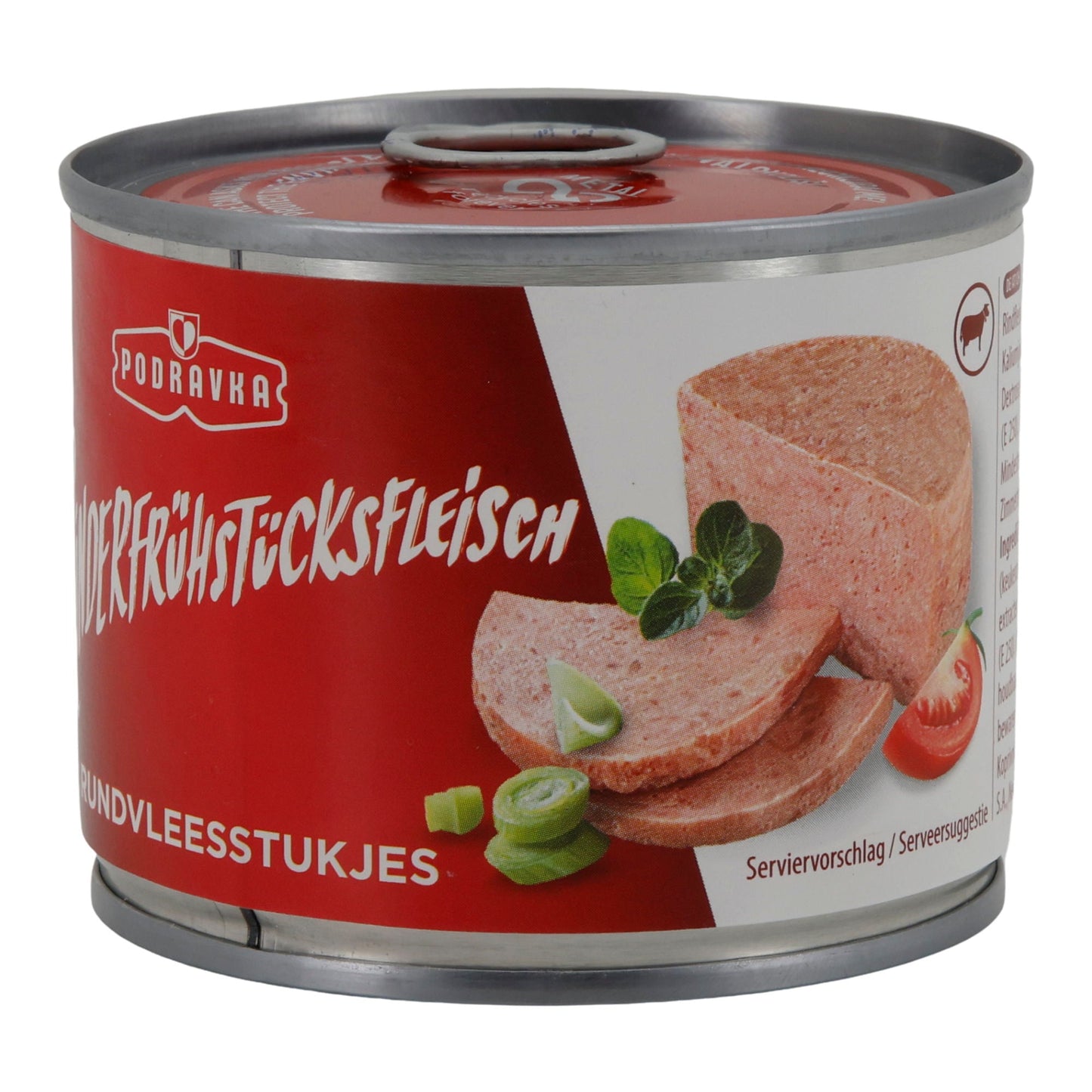 Viande de petit-déjeuner de bœuf Podravka | Viande | Viande de petit-déjeuner de bœuf fumée | 200 g