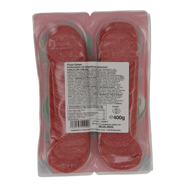 Rindersalami Özyörem Pizza Salami | Halal | Mit Geflügelfleisch, geräuchert | 400 g OEZYOEREM