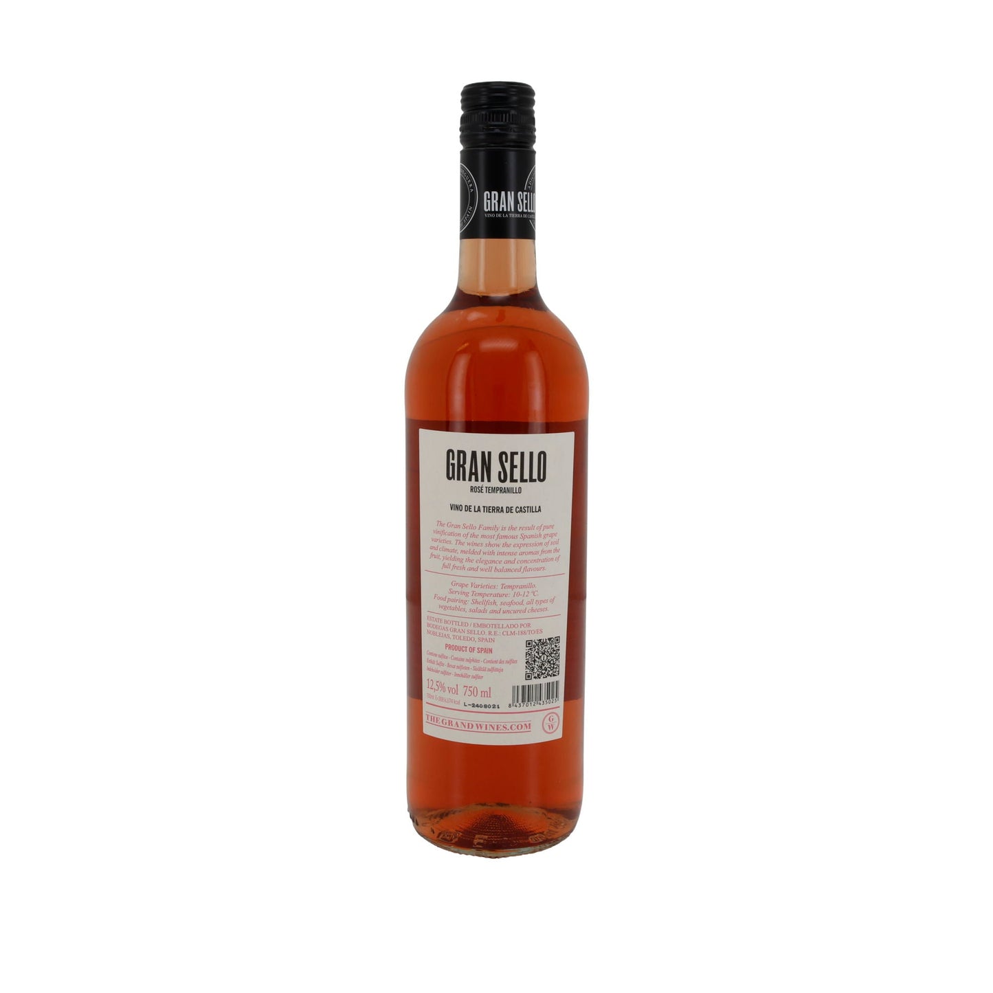 Roséwein Gran Sello | Tempranillo | Vino de la Tierra de Castilla | 12,5 % vol | 750 ml