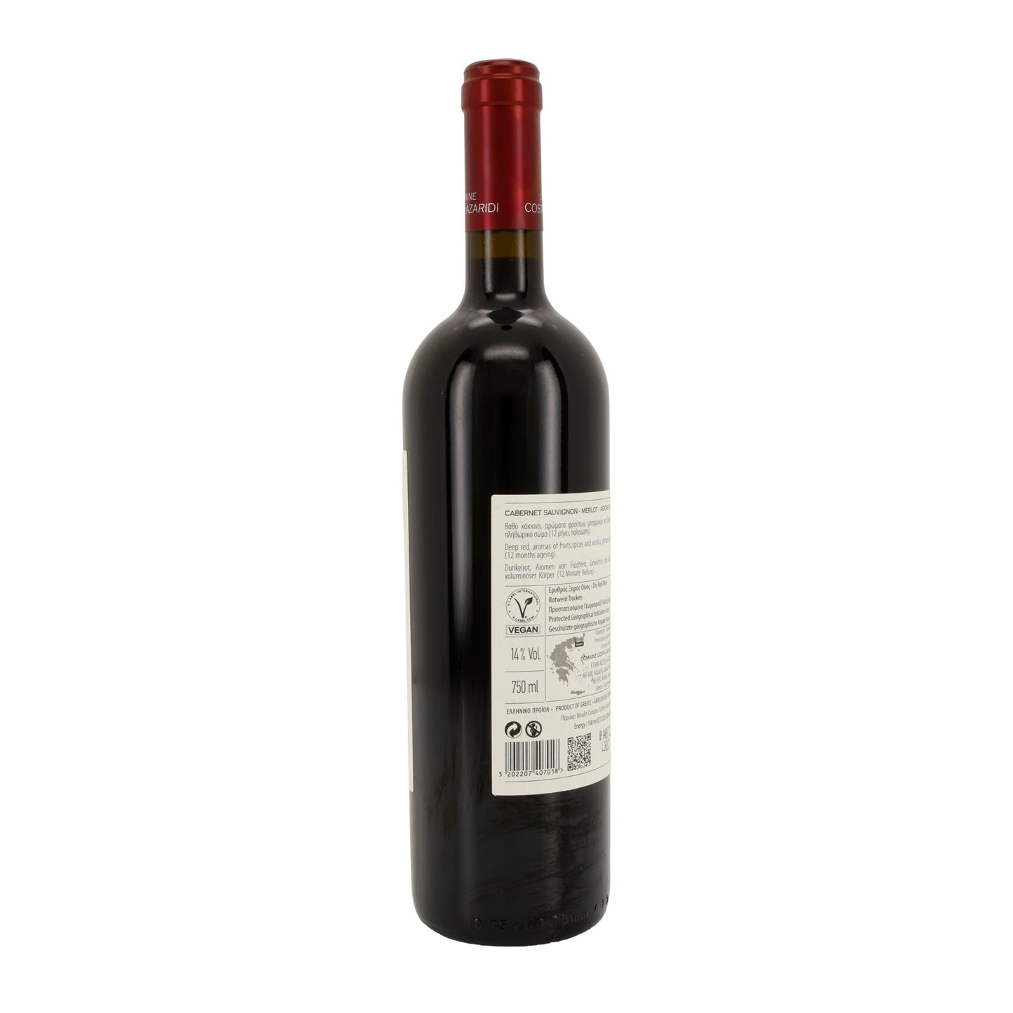 Rotwein Amethystos Rouge | Cabernet Sauvignon, Merlot & Agiorgitiko | Trocken | Griechenland | 750 ml