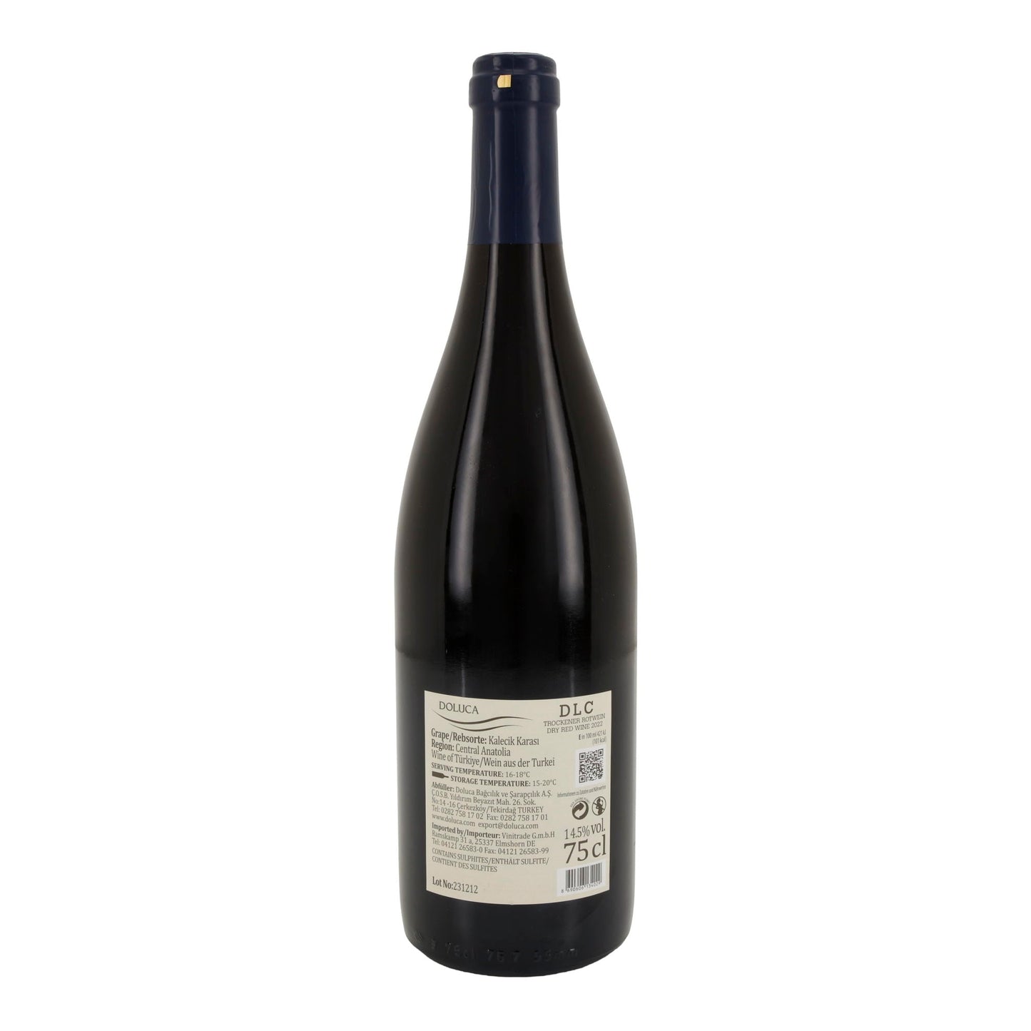 Rotwein DLC Kalecik Karası | Trocken | Türkei | 2022 | 75 cl Doluca