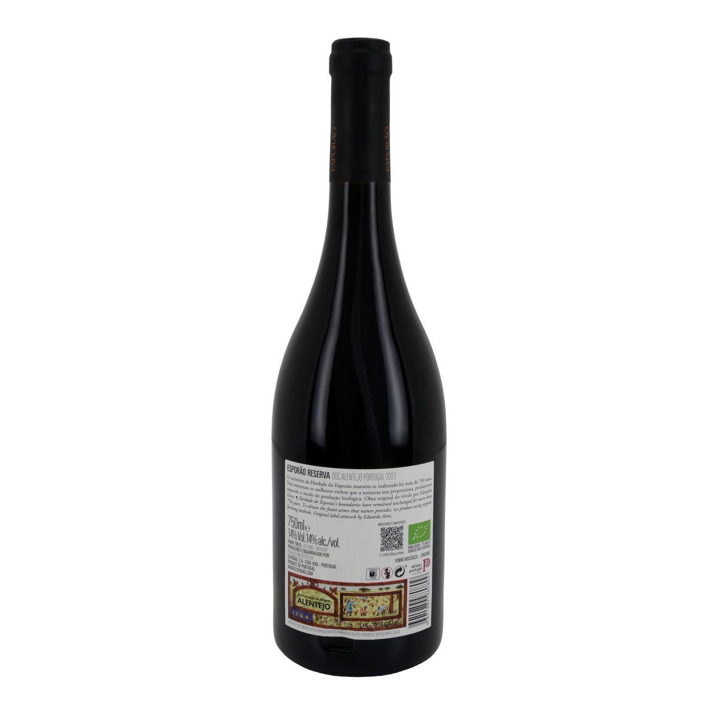 Rotwein Esporão Reserva 2022 | DOC Alentejo | Bio-Wein | 750ml Flasche | 14,5% vol