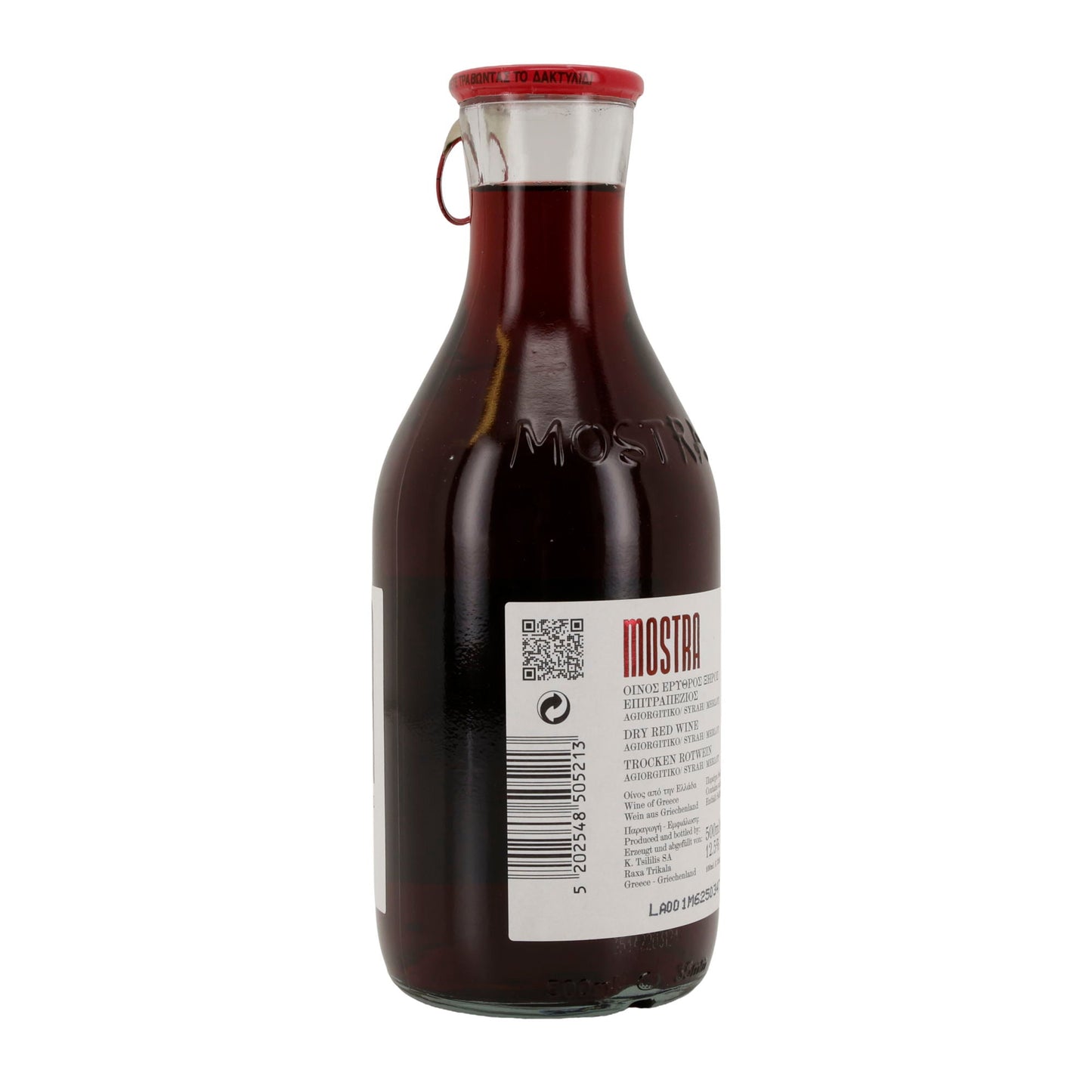 Rotwein Mostra | Trocken | Agiorgitiko, Syrah & Merlot | 500 ml