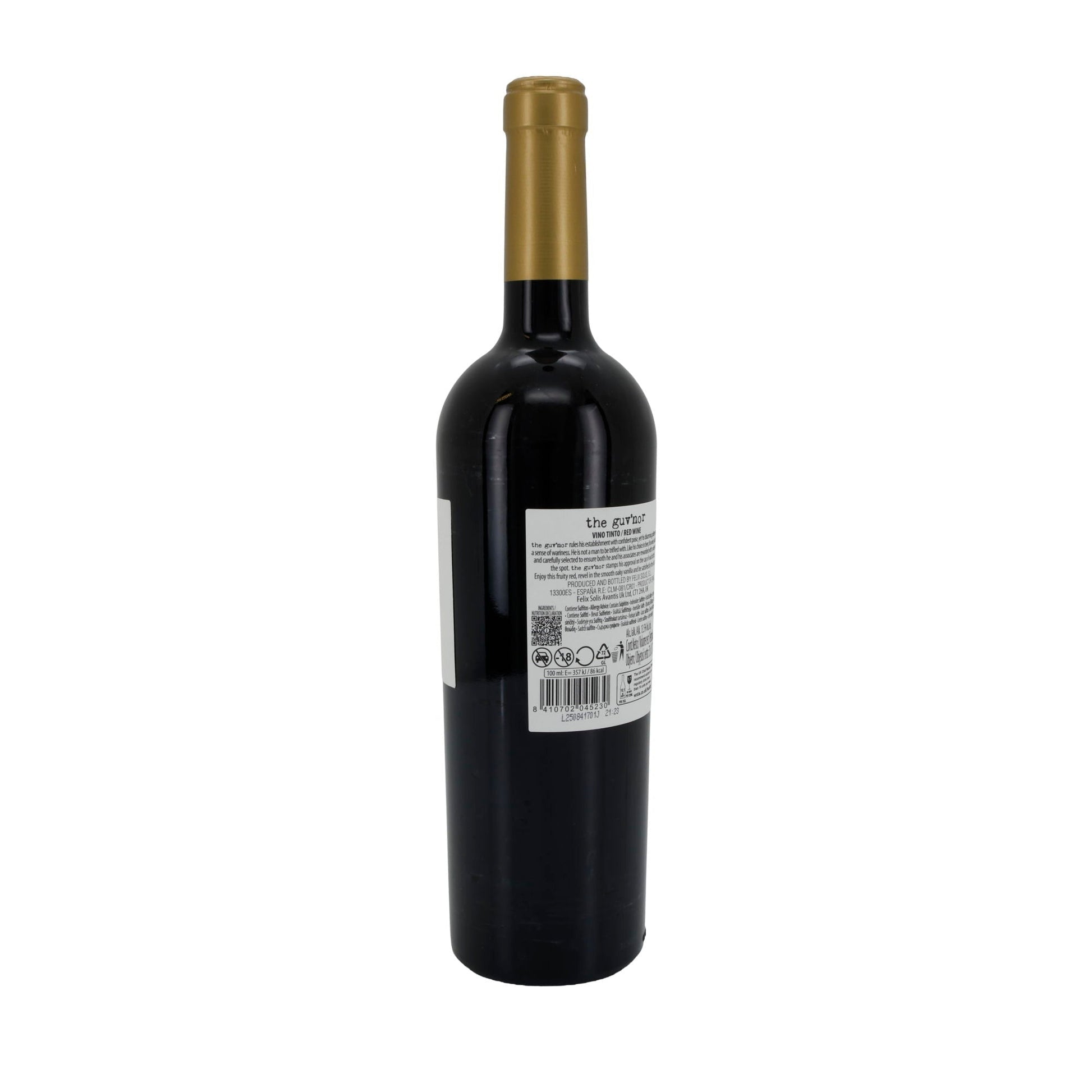 Rotwein the guv’nor | Vino Tinto | Vollmundig & fruchtig | 750 ml Silca