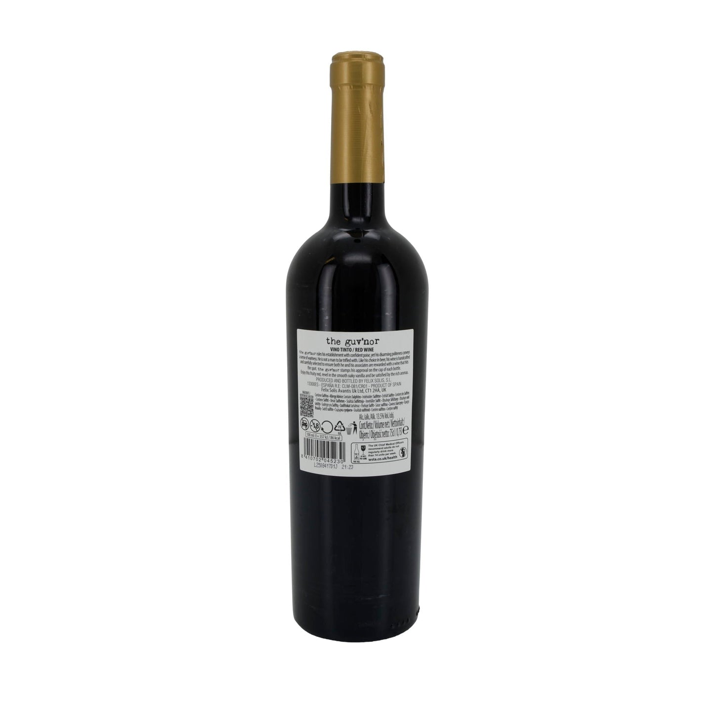 Rotwein the guv’nor | Vino Tinto | Vollmundig & fruchtig | 750 ml Silca