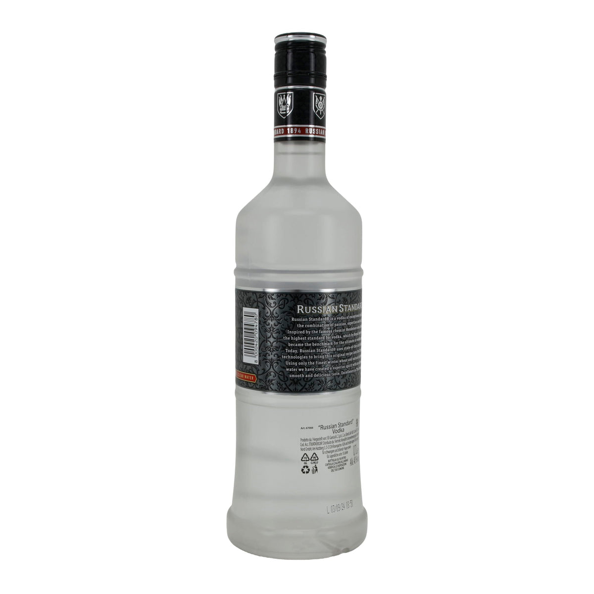 Russian Standard Vodka | Alkohol | Premium Wodka aus Russland | 0,7 l Flasche