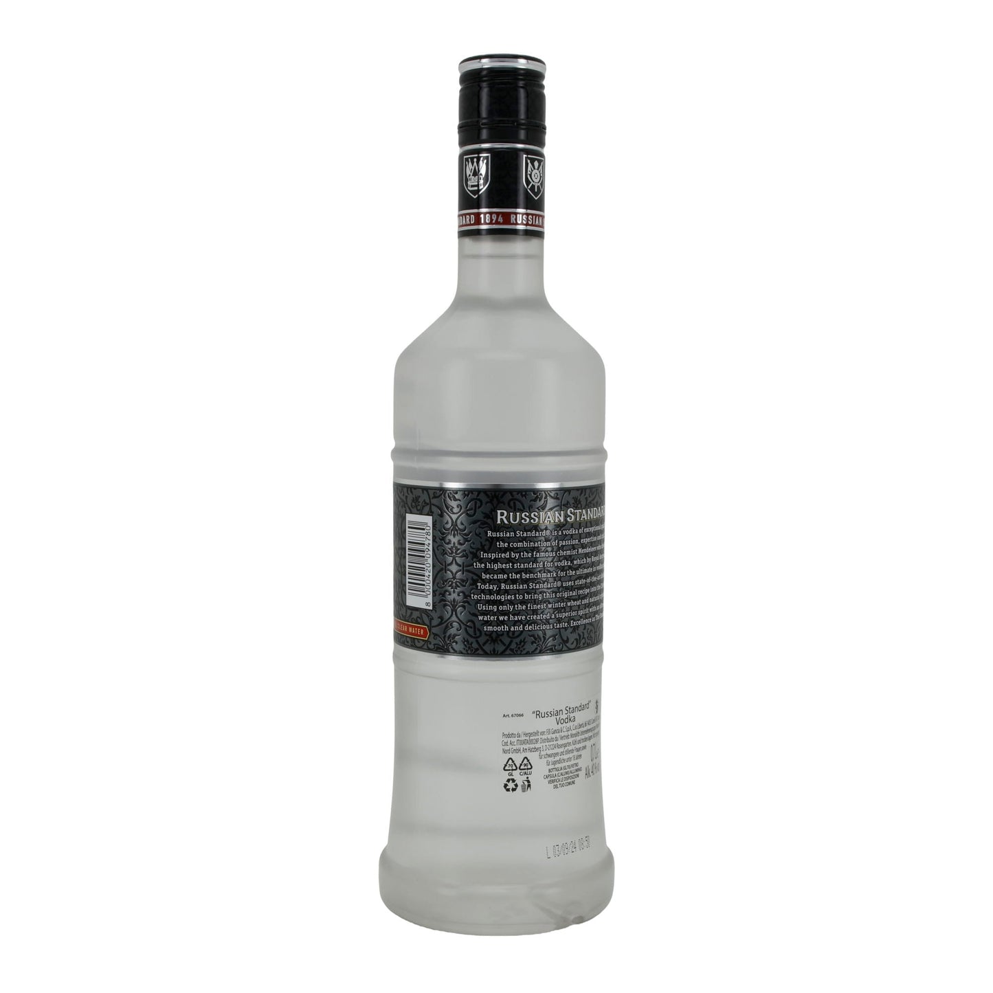 Russian Standard Vodka | Alkohol | Premium Wodka aus Russland | 0,7 l Flasche