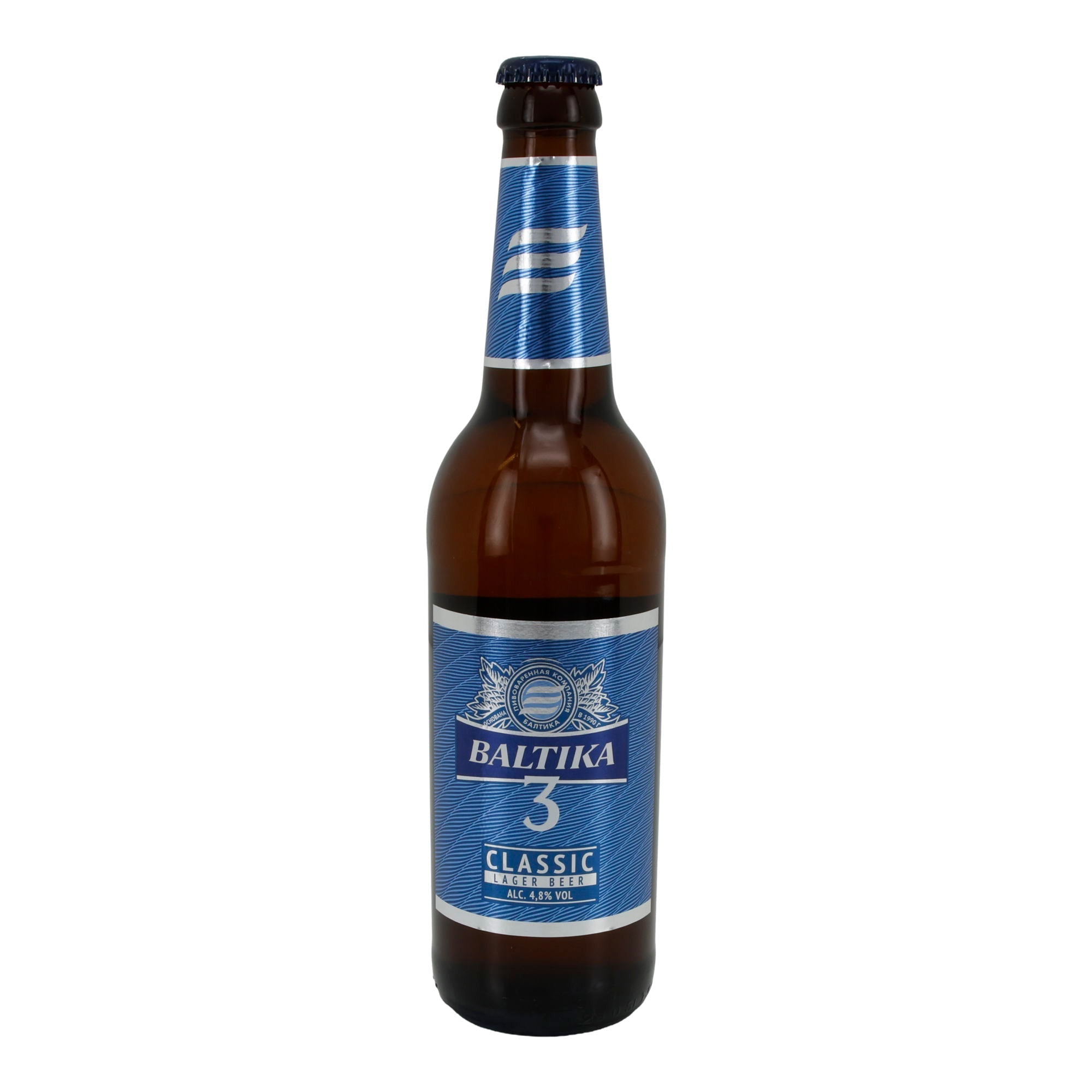 Russisches Lagerbier Baltika 3 Classic | Bier | 500 ml Flasche Baltika