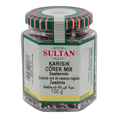 Mélange de graines Sultan | Mélange de pâtisserie variée | Avec sésame, nigelle & plus | 100 g