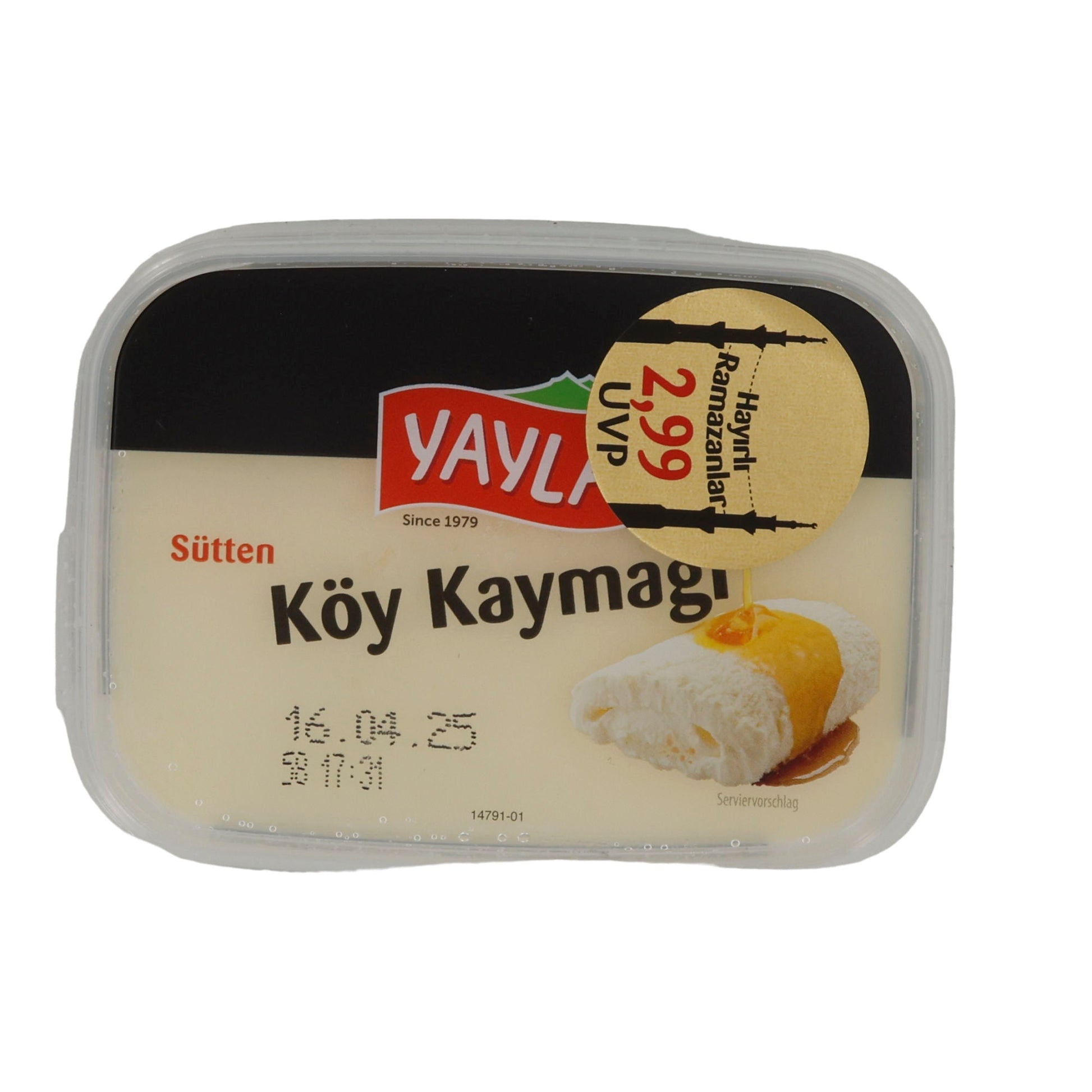 Sahne Yayla | Köy Kaymağı | Traditionelle Spezialität | 200 g YAYLA